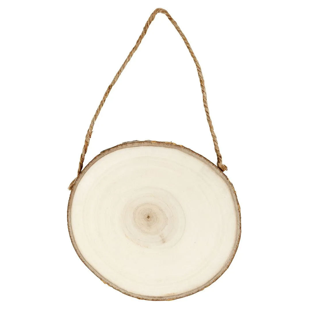 Creativ company deurschild hout, 12-14 cm