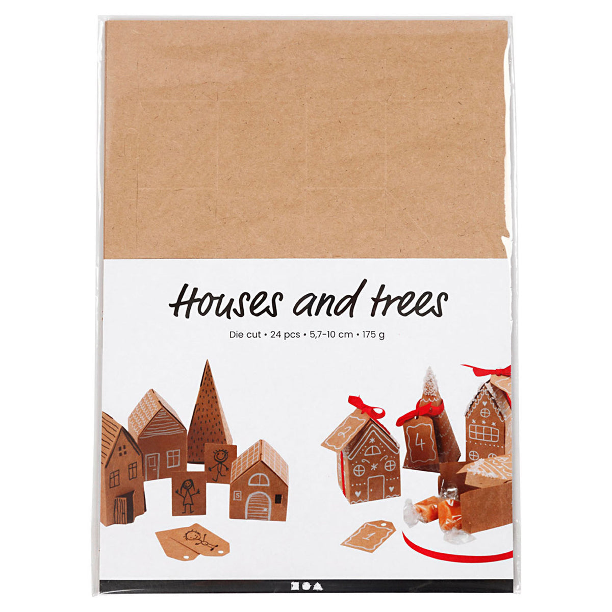 Creativ Company - Creativ Company Huizen en bomen karton set