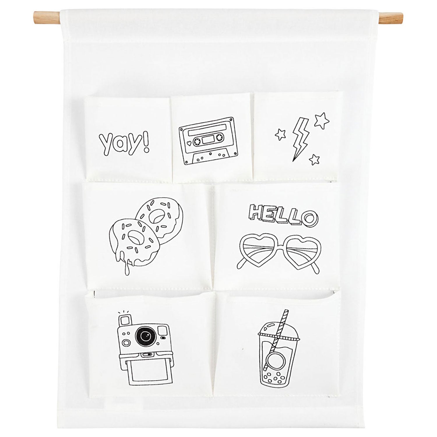 Creativ company hangende organizer wit