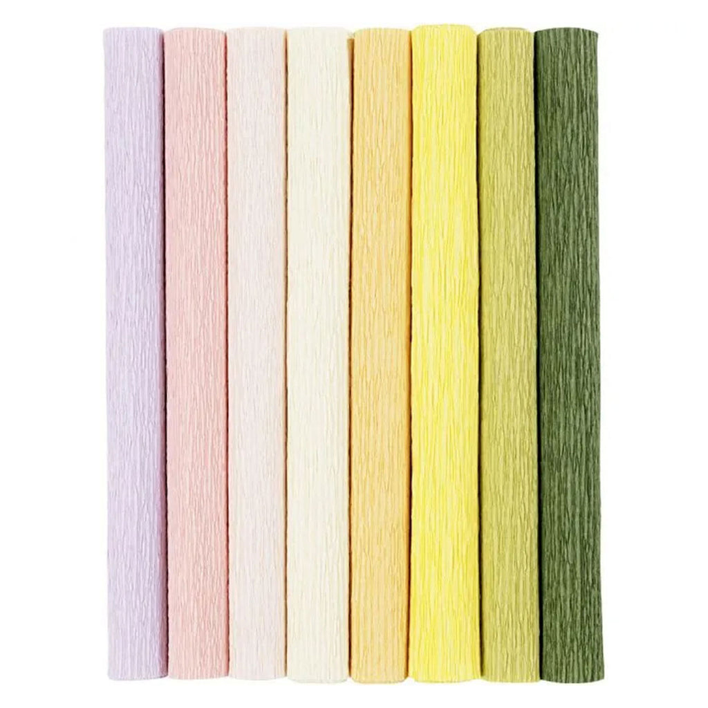 Creativ company crêpepapier pastelkleuren, 8 vellen