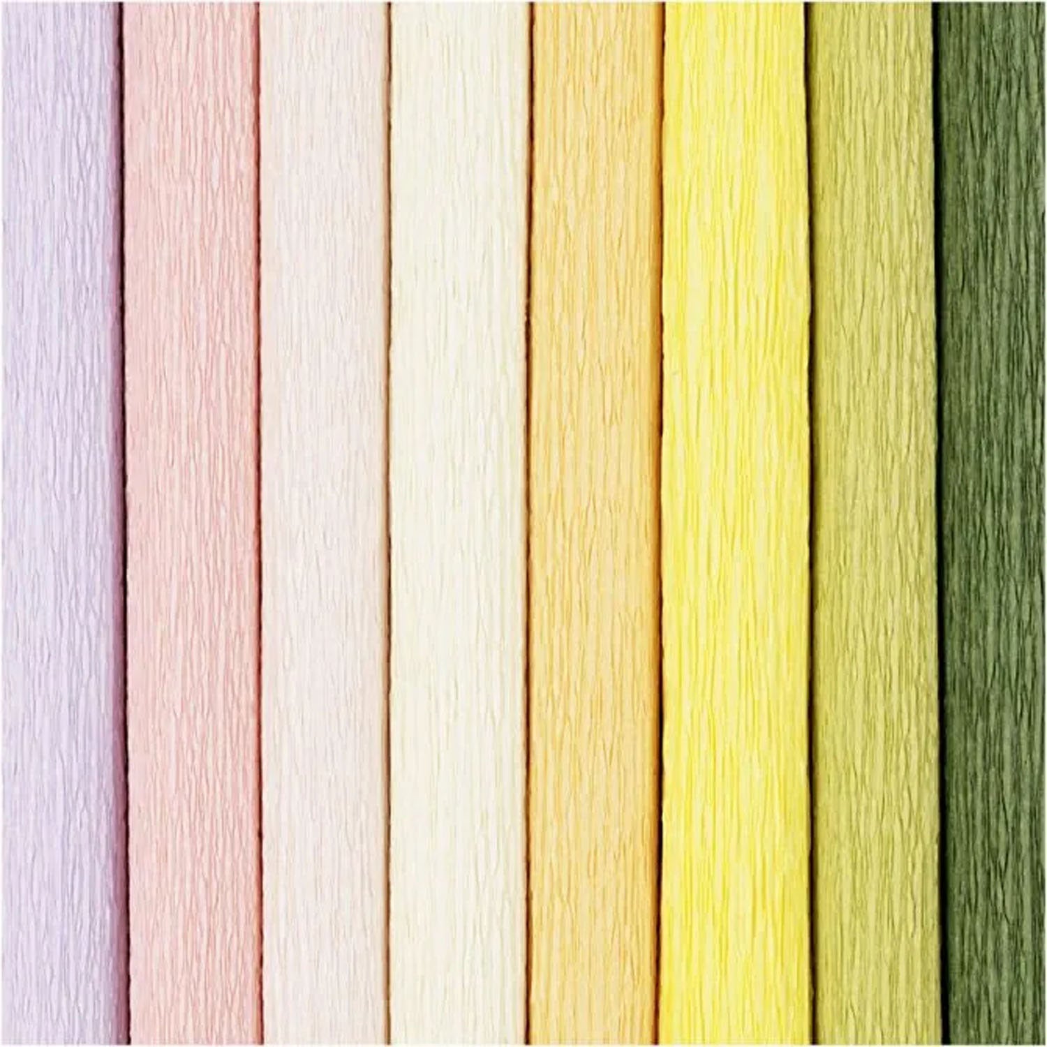 Creativ Company - Creativ Company Crêpepapier pastelkleuren 8 vellen