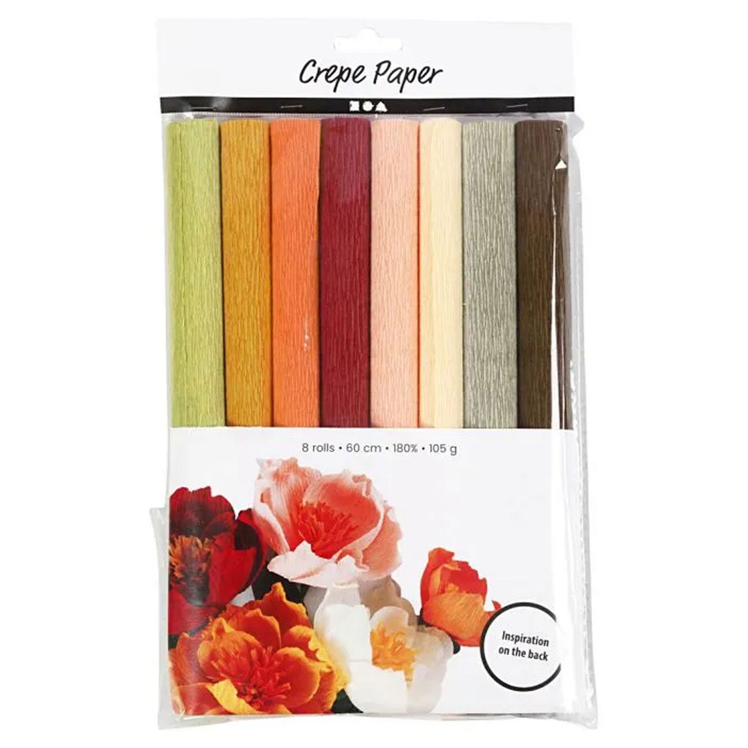 Creativ Company - Creativ Company Crêpepapier pastelkleuren 8 vellen