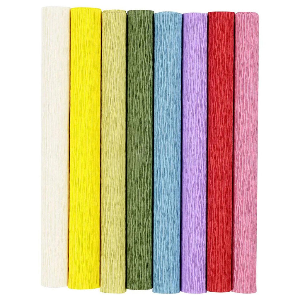 Creativ Company - Creativ Company Crêpepapier standaard kleuren 8 vellen