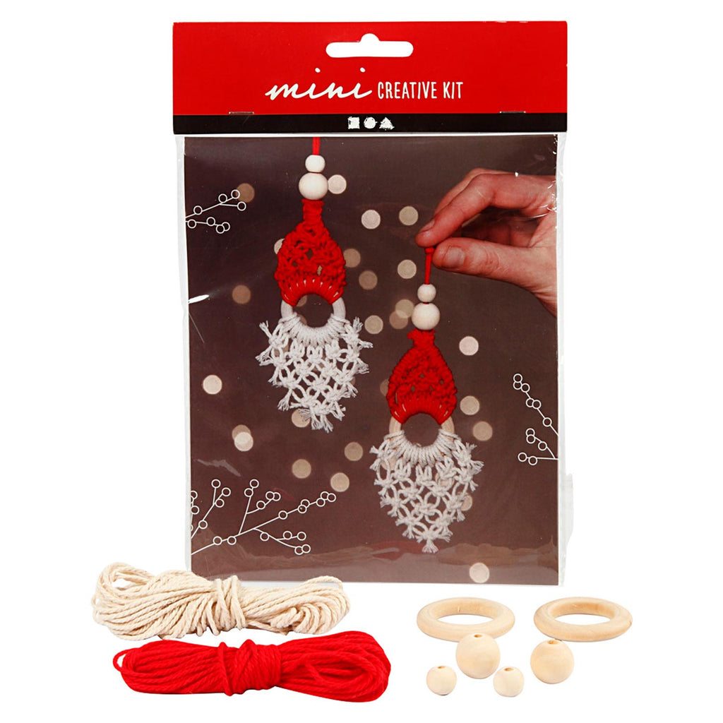 Creativ company mini creative kit hanger kerstkabouter