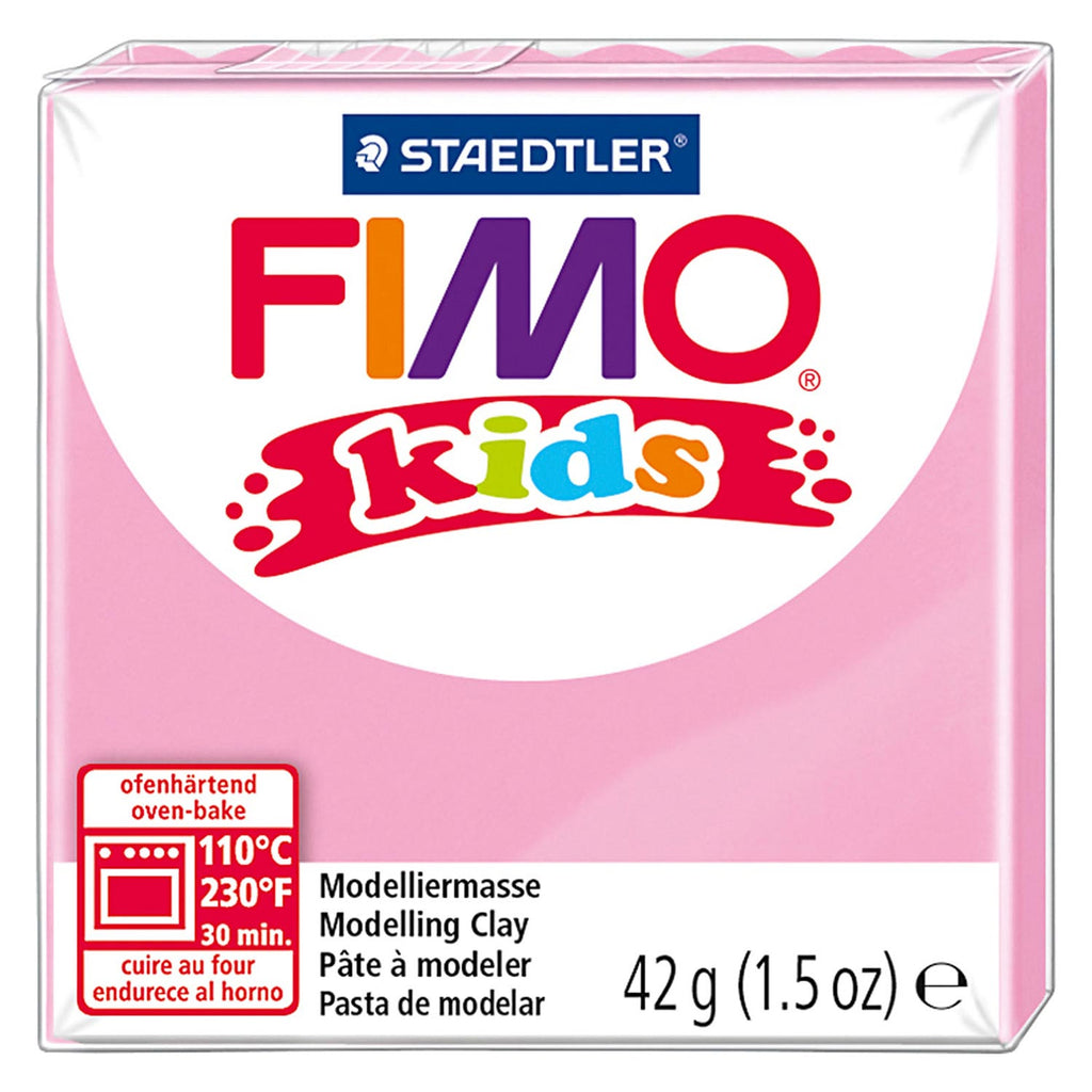 Fimo - Fimo kids boetseerklei roze 42 gr