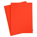 Gekleurd karton, a4, vel 210x297 mm, 180 gr, rood, 20 vel 1 doos
