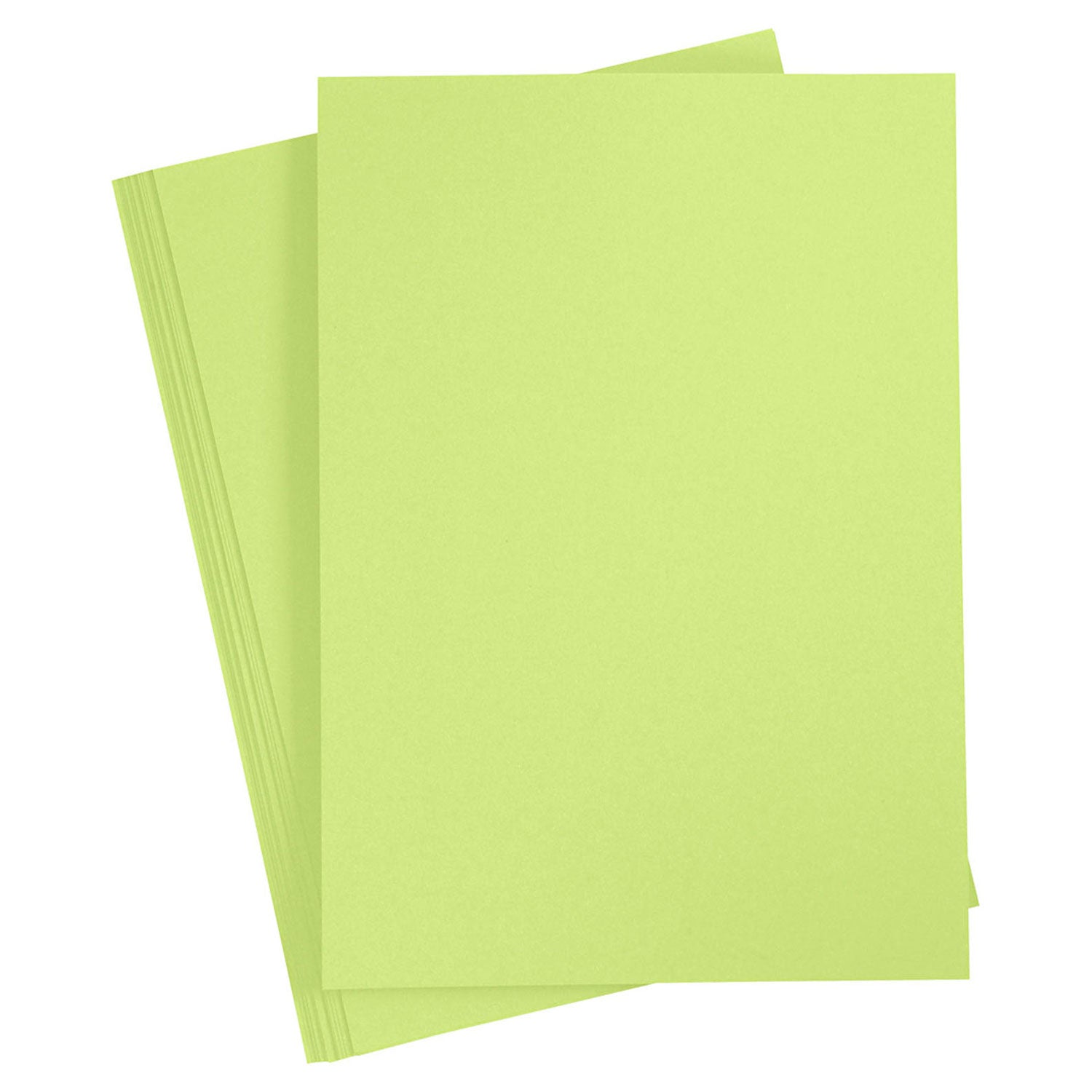 Creativ Company - Creativ Company Gekleurd karton lime groen a4 20 vel