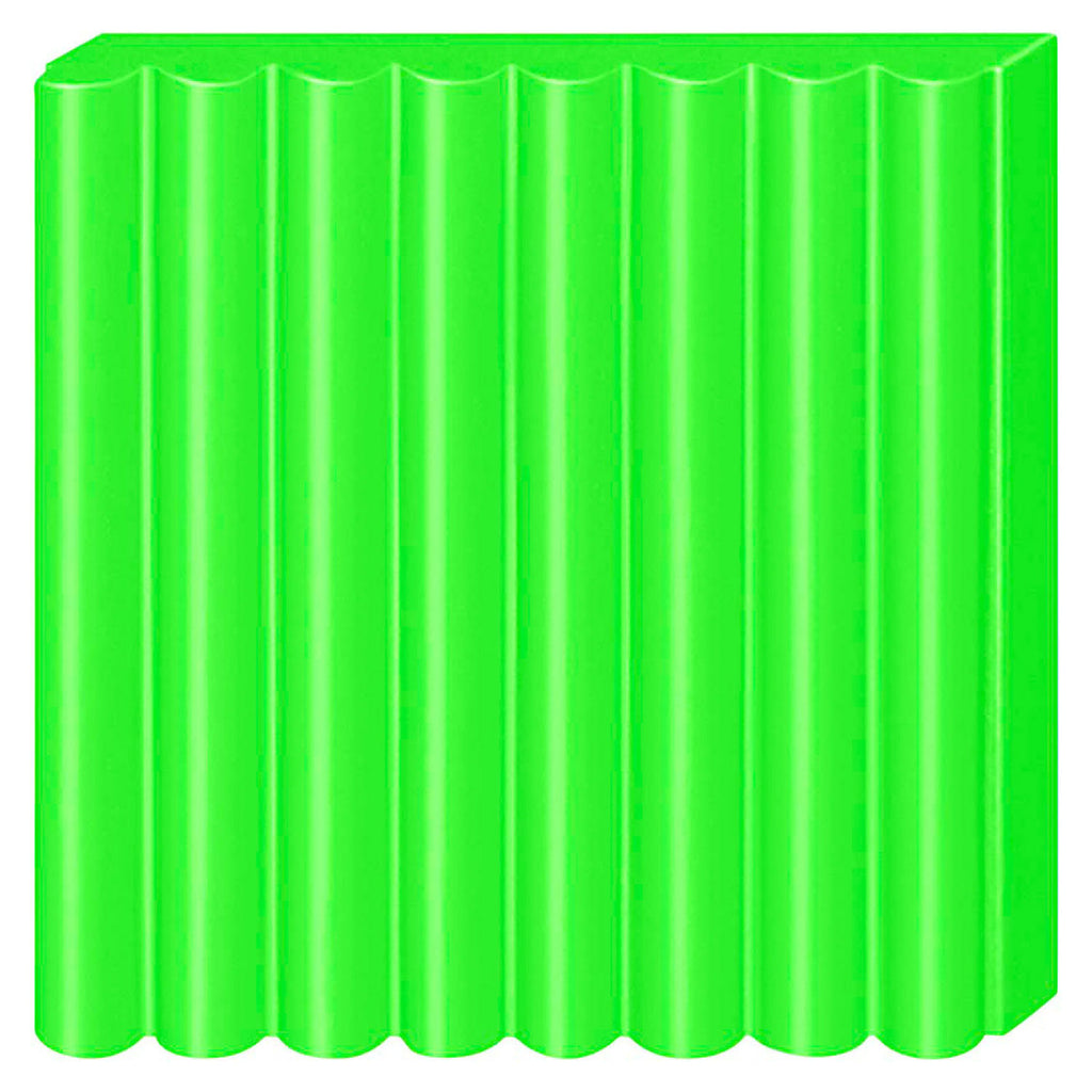 Fimo - Fimo effect boetseerklei neon groen 57gr