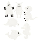 Creativ Company - Creativ Company Borduurfiguren dieren en robots 18dlg.