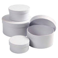 Creativ company ronde dozen van karton, 4 maten