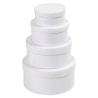 Creativ company ronde dozen van karton, 4 maten