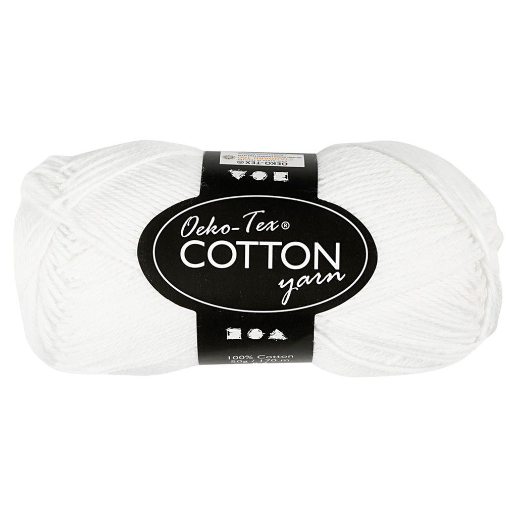 Creativ Company - Creativ Company Katoengaren wit 50gr 170m