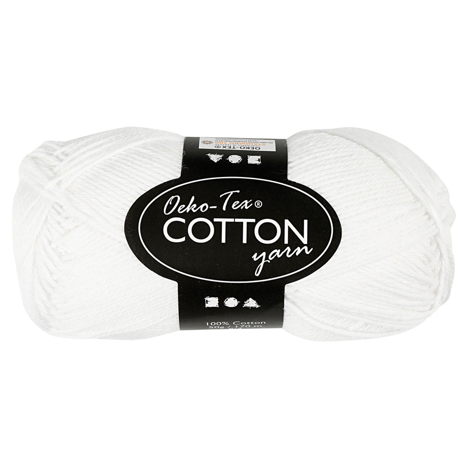 Creativ Company - Creativ Company Katoengaren wit 50gr 170m