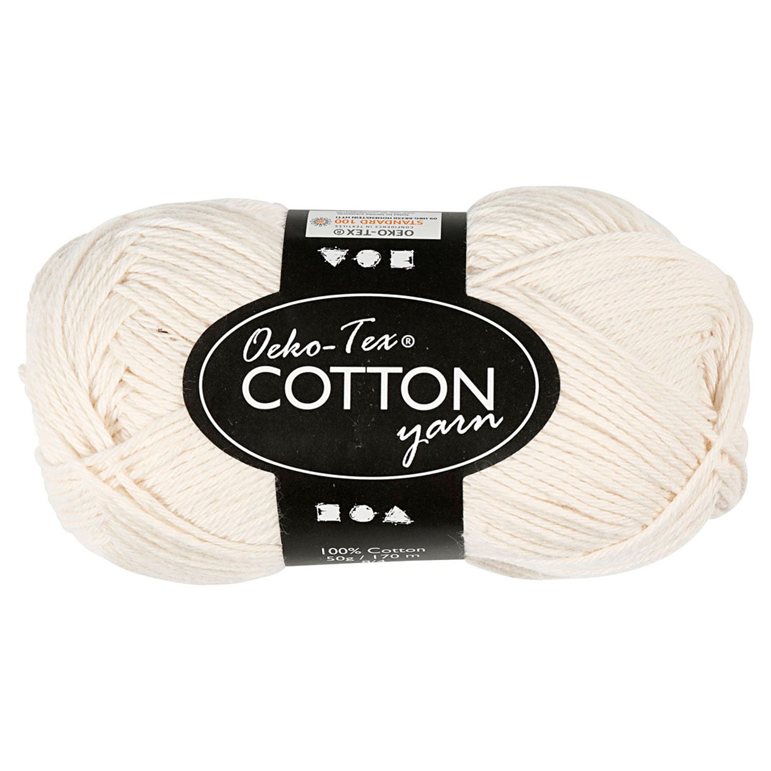 Creativ Company - Creativ Company Katoengaren off-white 50gr 170m