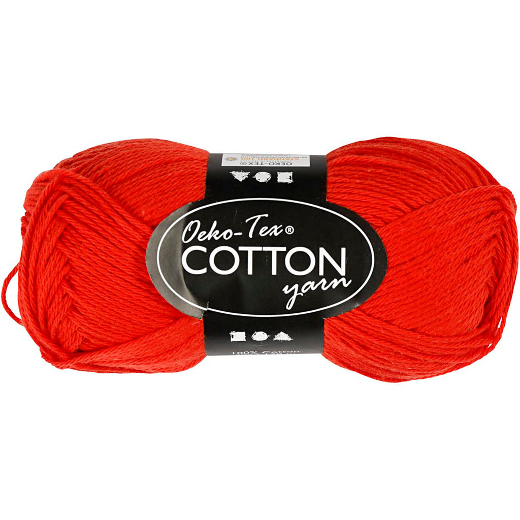Creativ Company - Creativ Company Katoengaren rood 50gr 170m