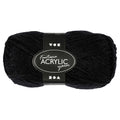 Creativ company acrylgaren, zwart, 50gr, 80m