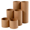 Rollen van karton, l: 4,7+9,3+14 cm, d 5 cm, 6 stuk 1 doos