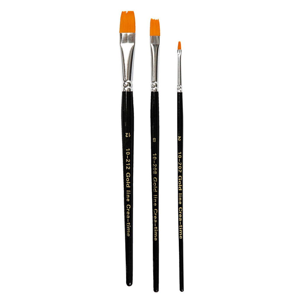Creativ Company - Creativ Company Gold line penselen 3st.