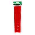 Creativ company chenille rood 30cm, 50st.