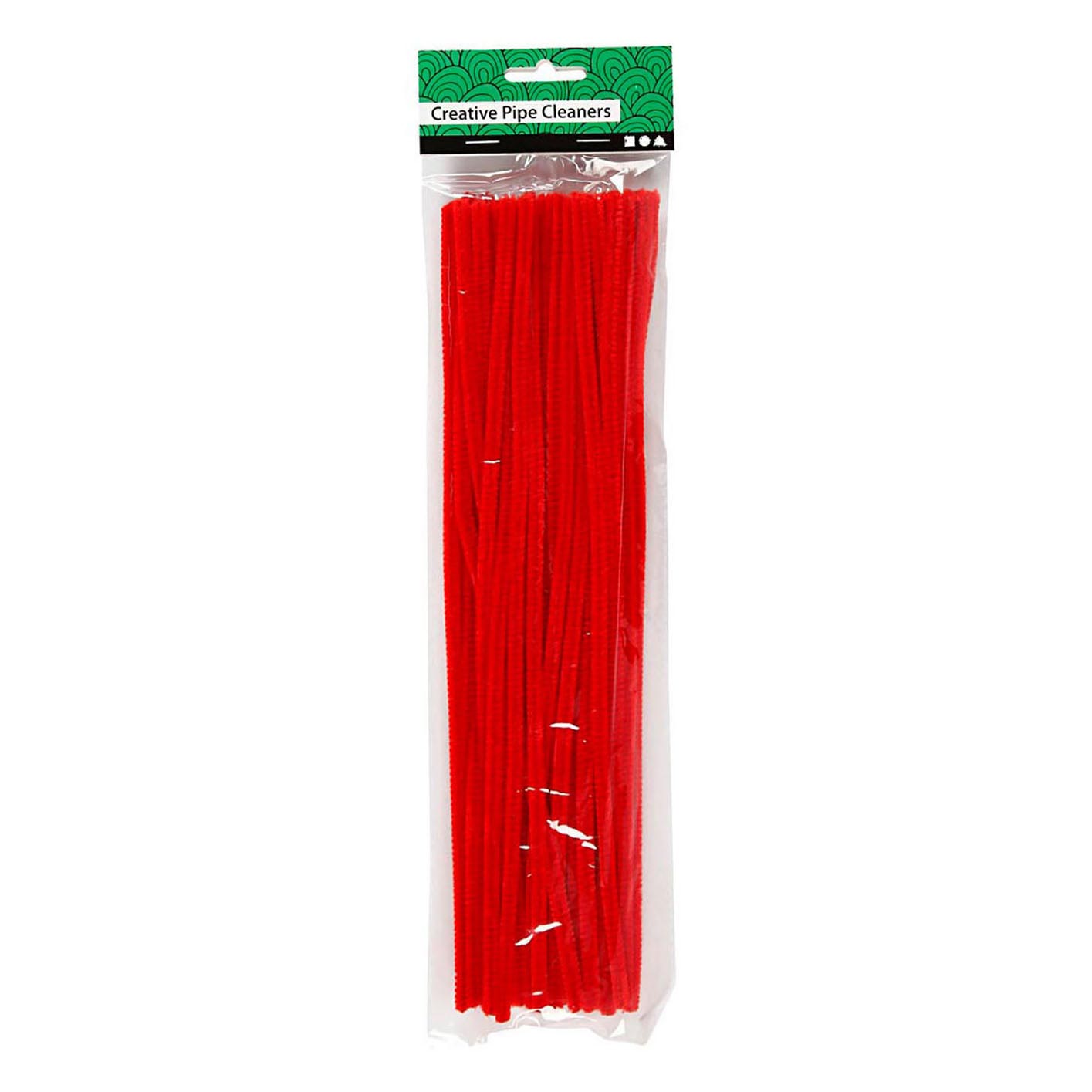 Creativ company chenille rood 30cm, 50st.