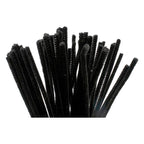 Creativ company chenille zwart 30cm, 50st.