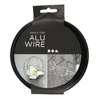 Creativ company zacht aluminiumdraad zwart 2mm, 10 meter