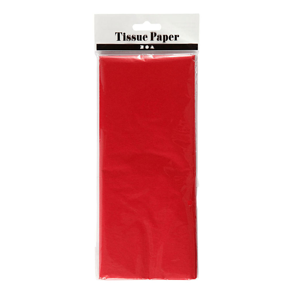 Creativ Company - Creativ Company Tissuepapier rood 10 vellen 14 gr 50x70cm