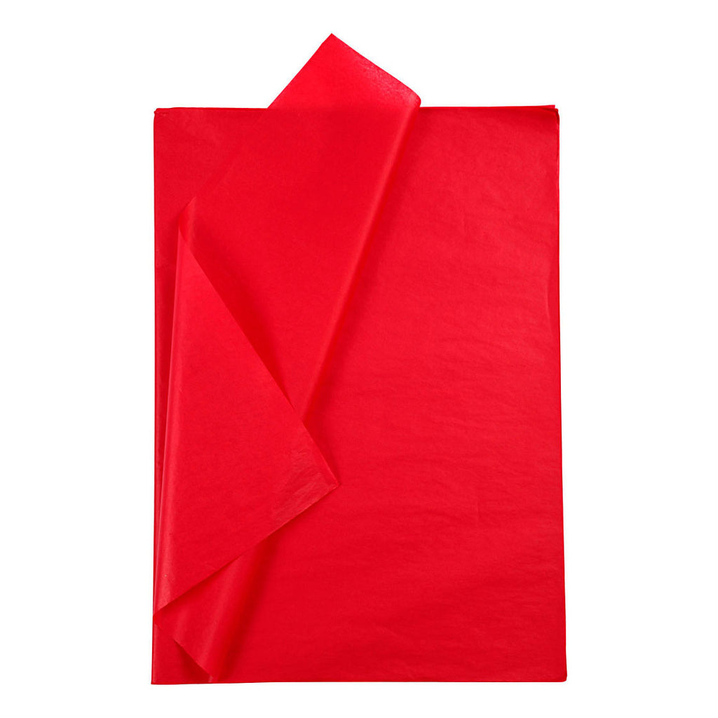 Creativ Company - Creativ Company Tissuepapier rood 10 vellen 14 gr 50x70cm
