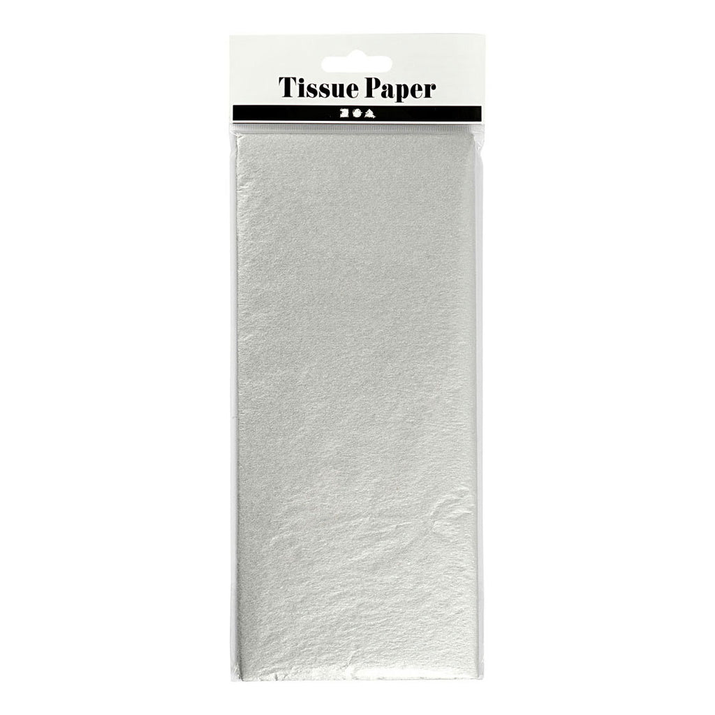 Creativ Company - Creativ Company Tissuepapier zilver 6 vellen 14 gr 50x70cm