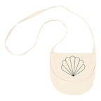 Creativ company schoudertas katoen oesterschelp, 15x14cm