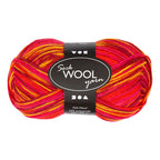 Creativ Company - Creativ Company Sokkengaren rood/oranje 200 cm