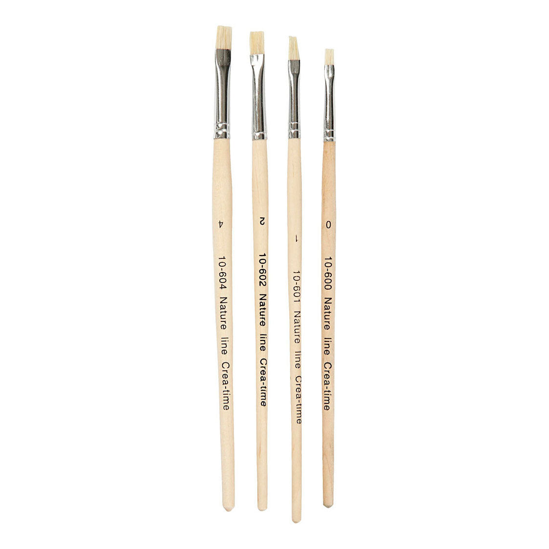 Creativ Company - Creativ Company Nature line kwasten 00/1/2/4 4 stuks