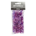 Creativ company facetkralen mix paars, 45 gram