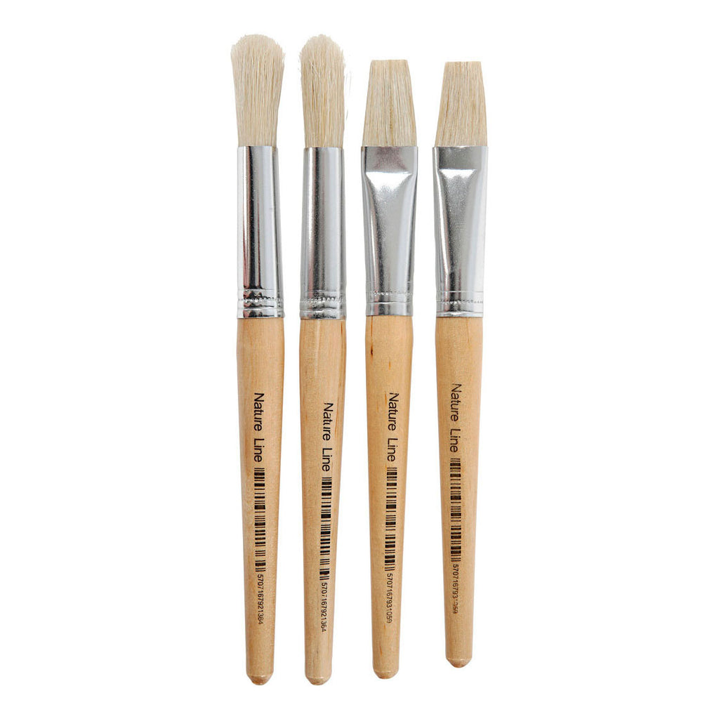 Creativ Company - Creativ Company Kwasten voor kinderen 4 stuks