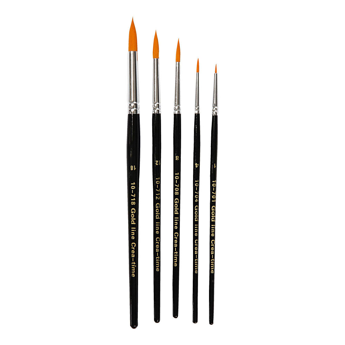 Creativ Company - Creativ Company Gold line penselen rond 5st.
