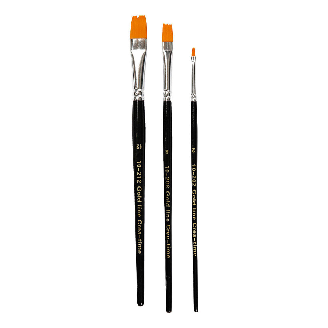 Creativ Company - Creativ Company Gold line penselen rond 5st.