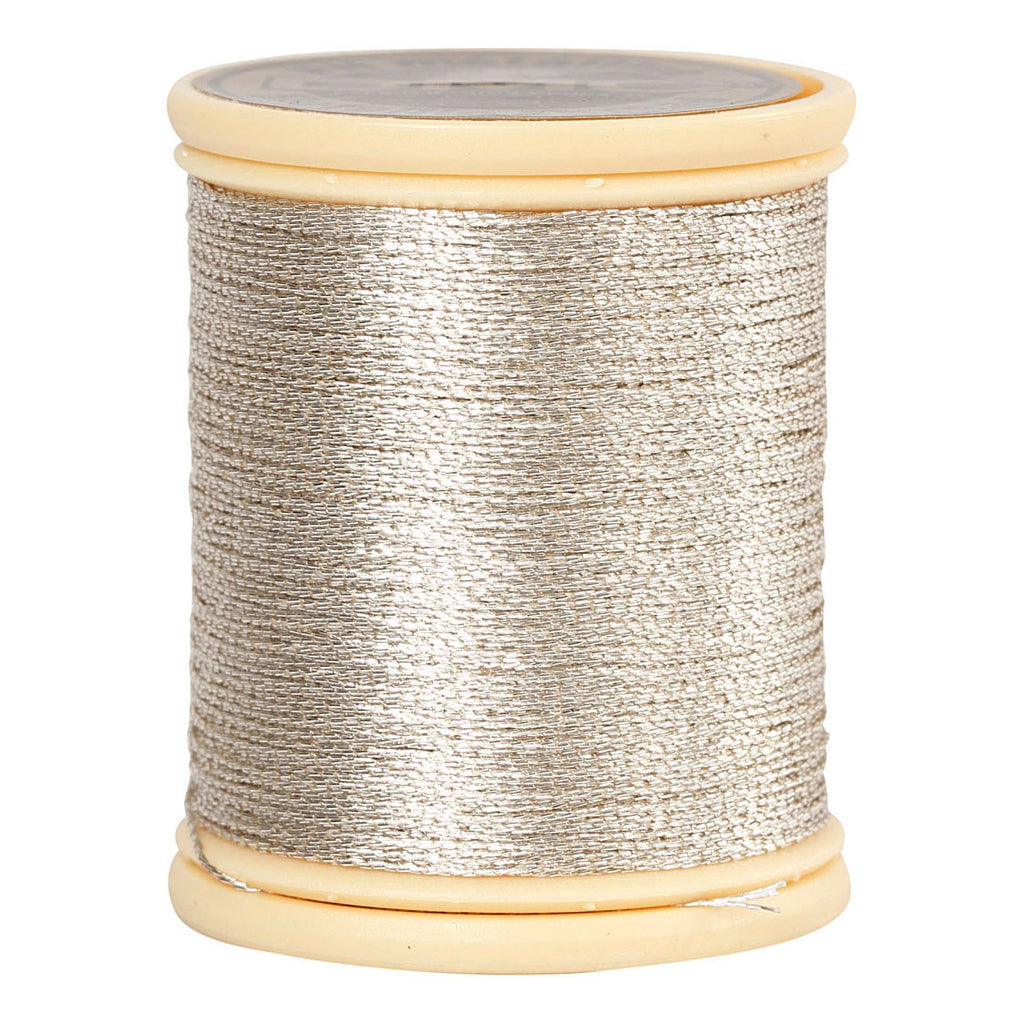 Creativ company dmc metallic draad zilver, 40m