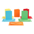 Creativ Company - Creativ Company Kaarten en enveloppen diverse kleuren 50 sets