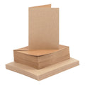 Creativ Company - Creativ Company Kaarten en enveloppen naturel 50 sets