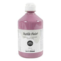 Creativ company textiel color verf - donkerroze, 500ml