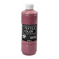 Creativ company textiel color verf - donkerroze, 500ml