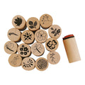 Creativ Company - Creativ Company Deco art stempels bloemen en bladeren 15dlg.