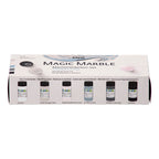 Creativ company magic marble verf pastelkleuren, 6x20ml