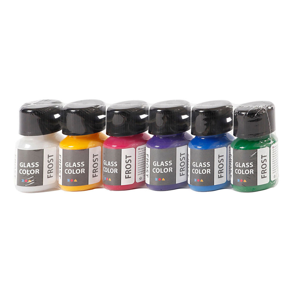 Creativ Company - Creativ Company Glass color frost glasverf kleur 6x30ml