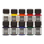 Creativ company glass color transparant glasverf kleur, 10x30ml