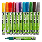 Creativ Company - Creativ Company Https://www.cchobby.nl/glas-porseleinstiften-glitter-lijndikte-2-4-mm-semi-dekkend-diverse-kleuren-12-stuk-1-doos