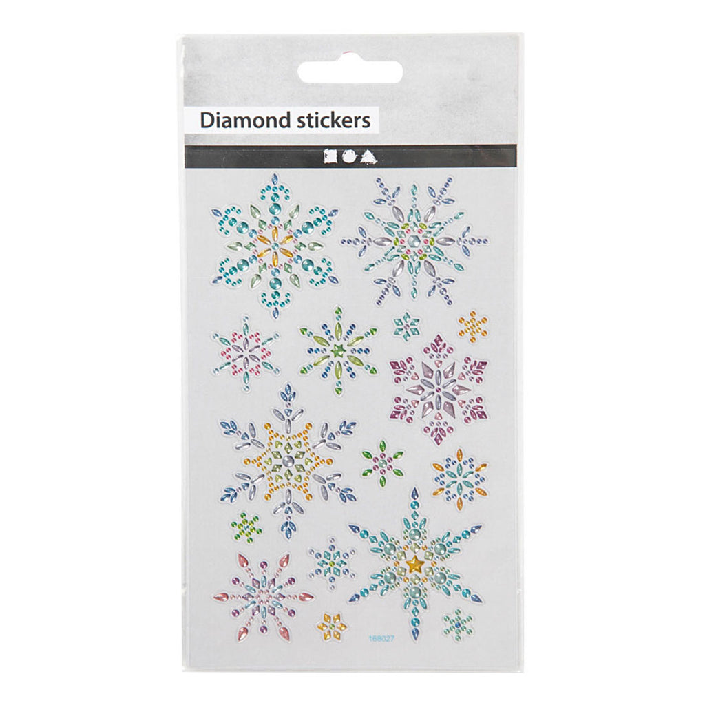 Creativ Company - Creativ Company Diamant stickers ijskristallen 1 vel