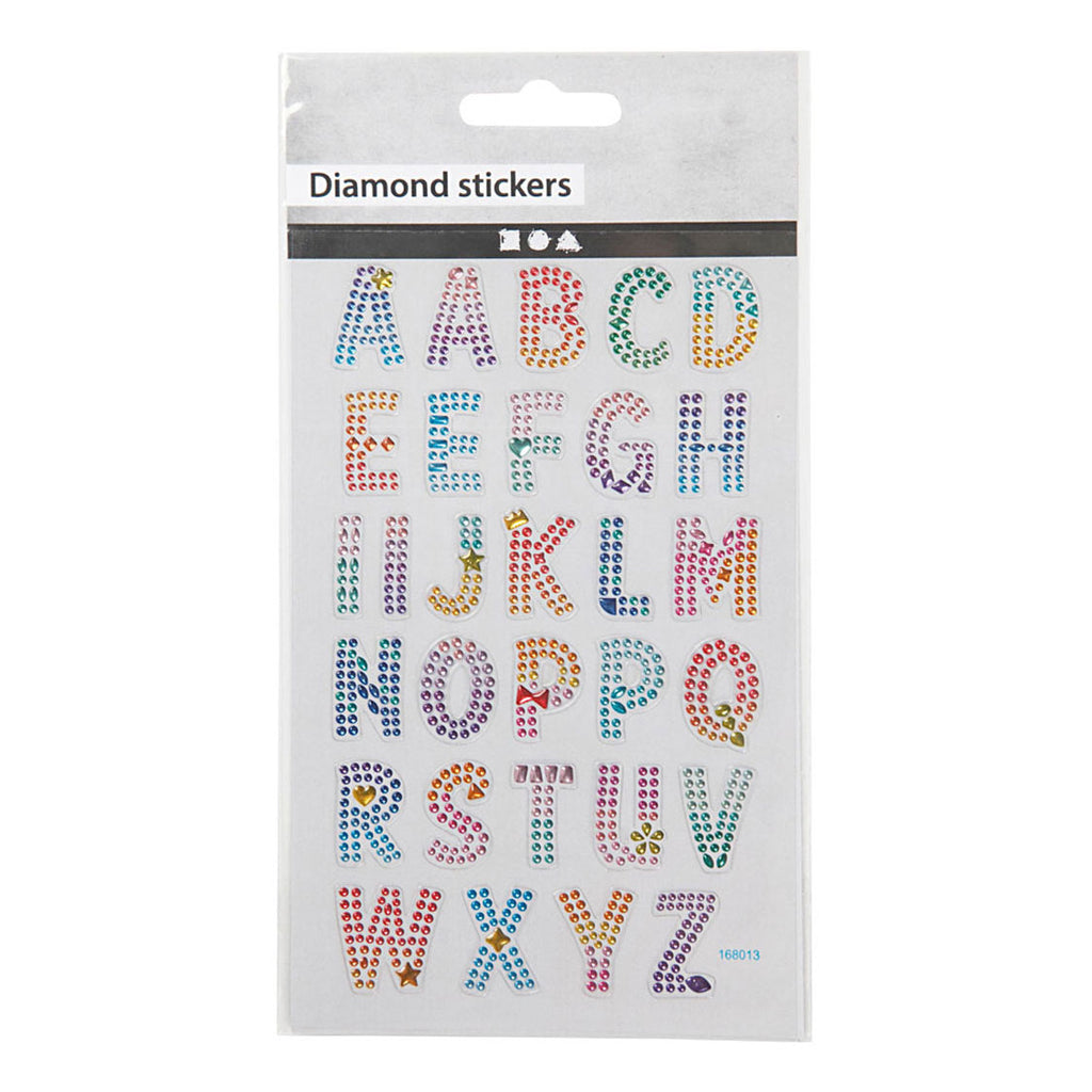 Creativ Company - Creativ Company Diamant stickers alfabet 1 vel