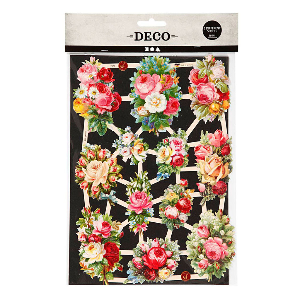 Creativ Company - Creativ Company Vintage plaatjes lentebloemen 2 vellen