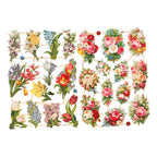 Creativ Company - Creativ Company Vintage plaatjes lentebloemen 2 vellen
